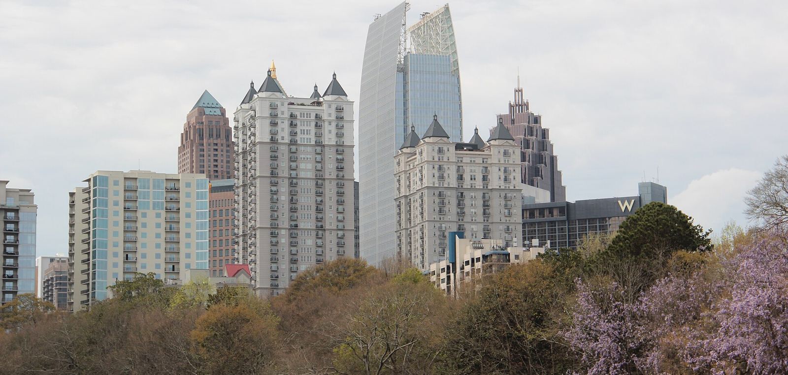 The Midtown Atlanta skyline from Piedmont Park